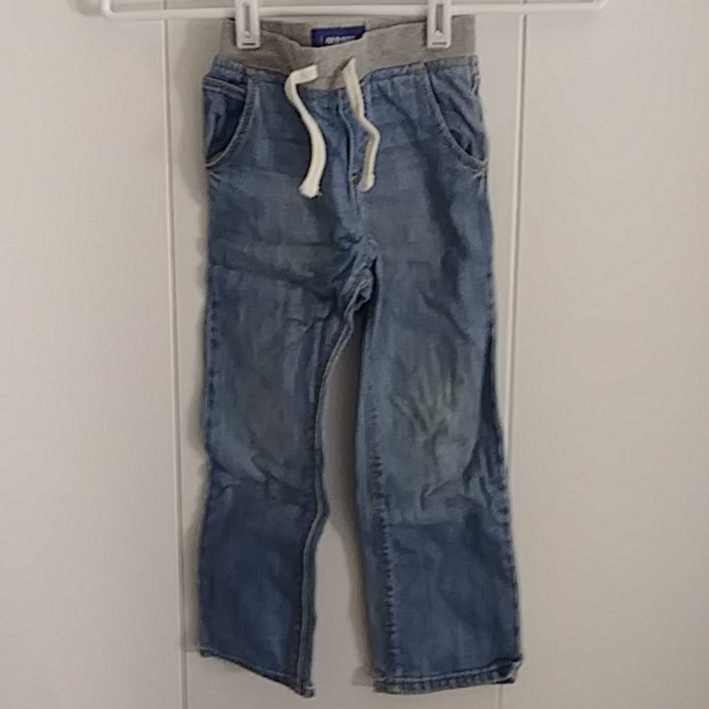 🐻👚🩴 Light Blue Jeans with Elastic Waist (Barely Worn)